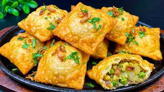 Samosas Are Quick and Easy With This Method 😍 سمبوسه با این روش جدید سریع و آسان آماده میشود