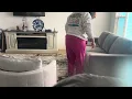 How to open and close a Liviana Fabric Queen Size sofa bed