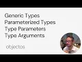 Notes on generics in Java generic types parameterized types type parameters and type arguments