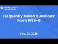 Frequently Asked Questions Form 1099-G