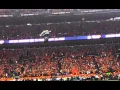 Peyton record breaking T D Pass view from section 103 row 2 seat 15
