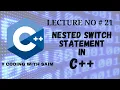Nested Switch Statement in C C Tutorial For Beginner s 21