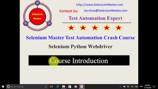 Selenium Python Webdriver Crash Course Introduction
