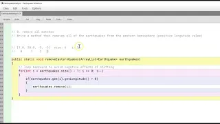 Common ArrayList Algorithms Removing Matches