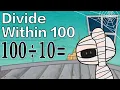 Halloween Divide Within 100 Fact Fluency Math Brain Break