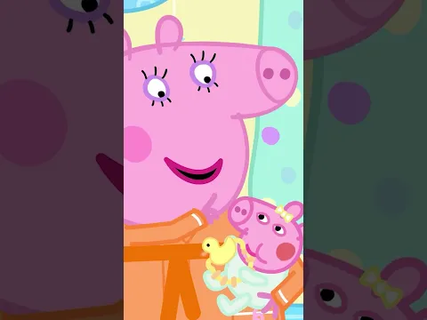 Baby Evie CAN'T Sleep! 🌙👶 #PeppaPig #Shorts