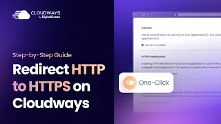 How to Redirect HTTP to HTTPs on Cloudways Flexible