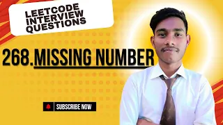 Leetcode 268 Missing Number Best Explanation with Code Java Solution