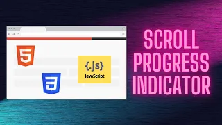 Scroll Progress Bar using HTML CSS and JAVASCRIPT 5 MIN CODES TheProgrammerDude