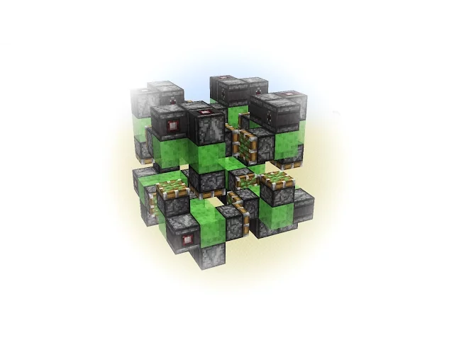 6-Way Flying Machine in Minecraft
