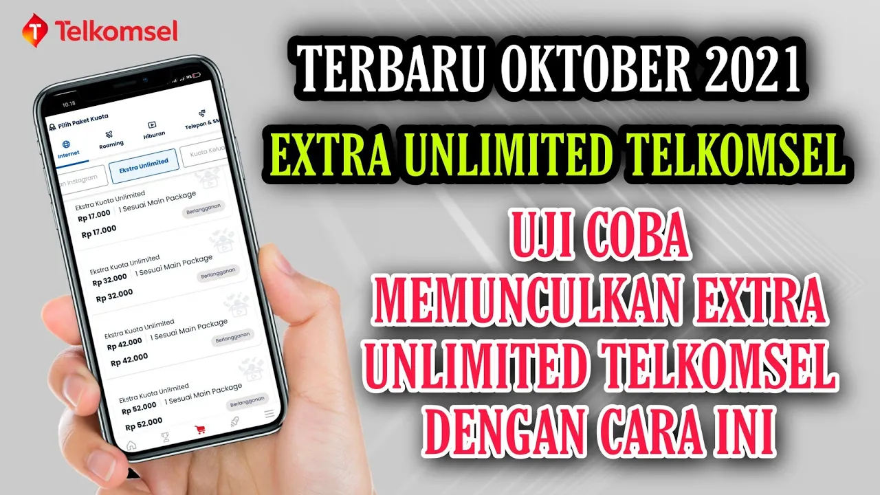 Kuota Unlimited Telkomsel 2021