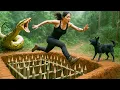 Download Lagu Terrifying! Escaping Giant Anaconda Attack While Harvesting Pumpkins to Sell at Market!
