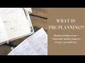 What is Pre Planning Do you NEED to pre plan