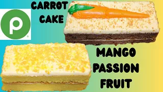 Publix Iced Bar Cake Carrot Cake Mango Passion Fruit Review