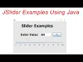 Java JSlider Example