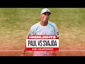 Former Champion Starts Strong Tommy Paul vs Zachary Svajda HSBC Championships