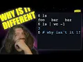 Why does ls change when piped to wc isatty 3 in Bash - You Suck at Programming