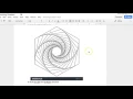 drawbot hexagon spiral