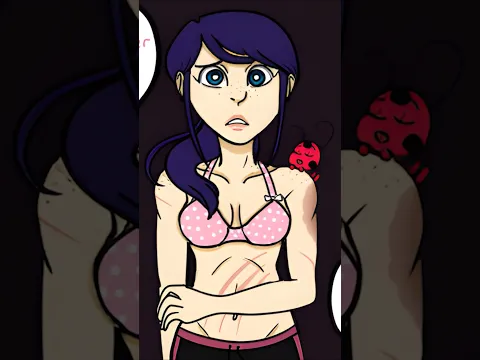 Body Scars #miraculous #comic #adrienette #animation