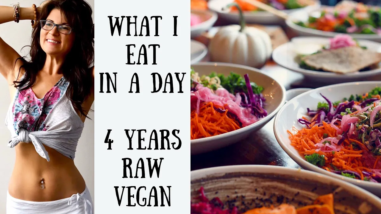 WHAT I EAT IN A DAY    4 YEARS RAW FOOD VEGAN