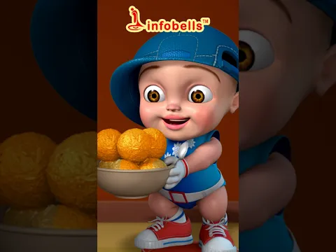 ಸುತ್ತಿನ ಲಡ್ಡುಗಳು - ಎಂಟು ಲಡ್ಡುಗಳು | Kannada Rhymes for Kids | Infobells | Kannada Rhymes #roundround