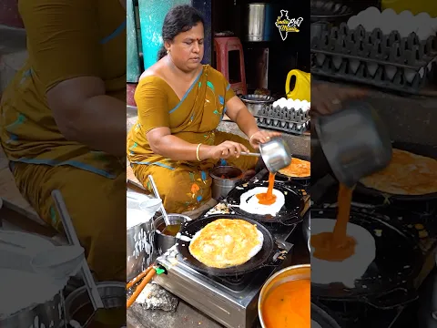 Tirupati Aunty Ka Egg Dosa Breakfast #eggdosa #tirupati #breakfast #andhrapradesh #shorts