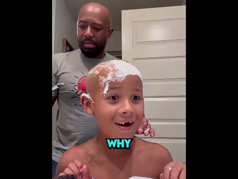 He shaved his head for his cousin fighting cancer ❤️