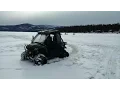 GKA wheelz Pioneer 500 SxS ATV wet snow test