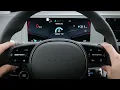 Steering wheel and cluster of the 2022-2023 Hyundai Ioniq 5