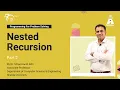 Nested Recursion Part 2 Programming For Problem Solving S Chand Academy