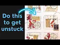 Get unstuck with this art exercise - Grid journaling to beat artist s block