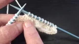 How to Knit an SSSK Double Decrease Continental Style