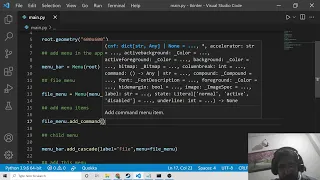 Python 3 Tkinter Script to Build Python IDE Compiler Editor to Run Save Python Code Like VS Code