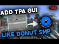 How to Add a TPA GUI Like Donut SMP to Your Minecraft Server Step by Step