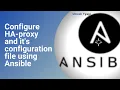 Using Ansible Configure Haproxy Ansible Tutorial Umesh Tyagi