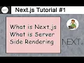 What is Next js What is Server-Side Rendering