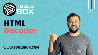 How to use HTML Decoder WWW TOOLSBOX COM