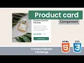 Product card component Frontend Mentor Challenge