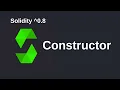 Constructor Solidity 0 8
