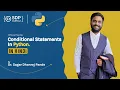 Conditional Statement in Python in Hindi if if-else if-elif-else Nested if SDP Guruji
