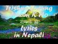 Download Lagu Trishna Gurung Naam K Ho Lyrics in Nepali