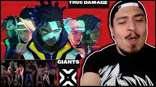 True Damage - GIANTS (ft. Becky G, Keke Palmer, SOYEON, DUCKWRTH, Thutmose) REACTION