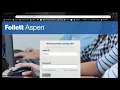Aspen - How to log in and see recent activity