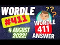 Today s Wordle 4 August 2022 Wordle 411 Wordle Today WORDLE 2022
