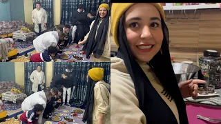 عملنا اكبر عزومه لاصحابنا كانو اول مره يزرونا في بيتنا ليلي عملت الاكل 