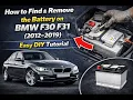 How to Find Remove the Battery on BMW F30 F31 2012 2019 Easy DIY Tutorial