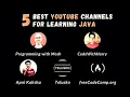 5 Best YouTube Channel for Learn Java Programming Language