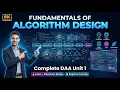 Learn Algorithm Design Analysis in One Shot DAA Complete Course