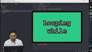 6 7 dengan While Dasar Javascript