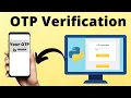OTP Verification system using python